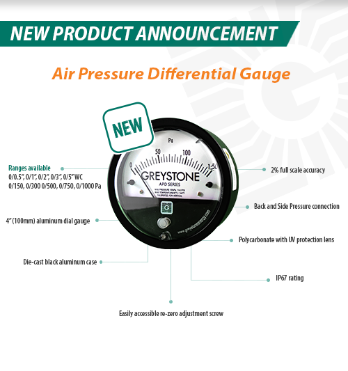 Air Pressure Differential Gauge - Greystone Energy Systems