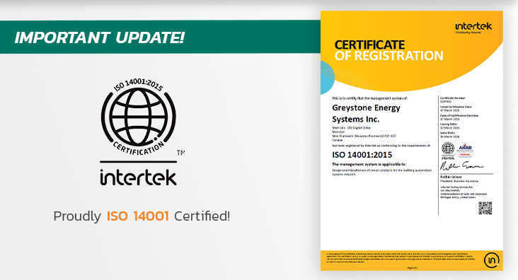 ISO 14001 Certified - Greystone Energy Systems