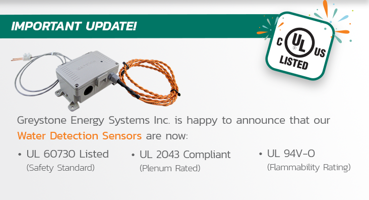 Water Detection Sensors - Greystone Energy Systems