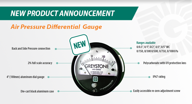 Air Pressure Differential Gauge - Greystone Energy Systems