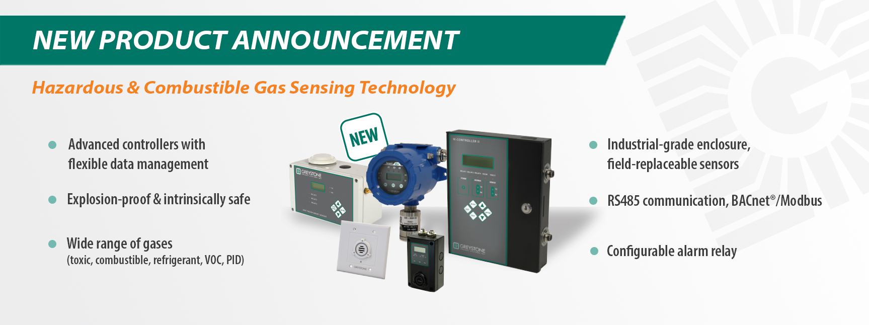 Hazardous & Combustible Gas Sensing Technology - Greystone Energy Systems